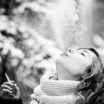 winter smoking .. by FttSniper