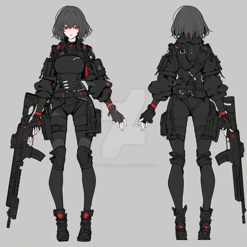 Private vampire security guard character concept by Korpuskola-AI on ...