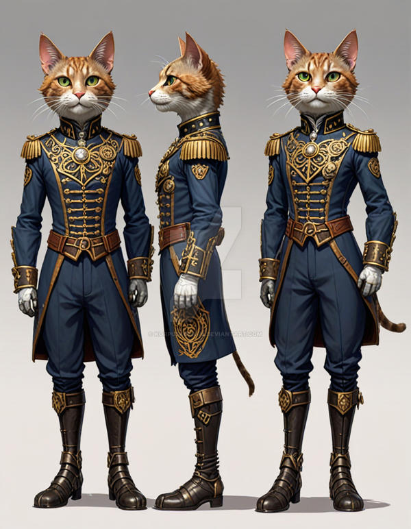 cat commander character concept x3 by Korpuskola-AI on DeviantArt