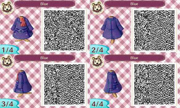 Wolf's Rain: Blue - ACNL QR code