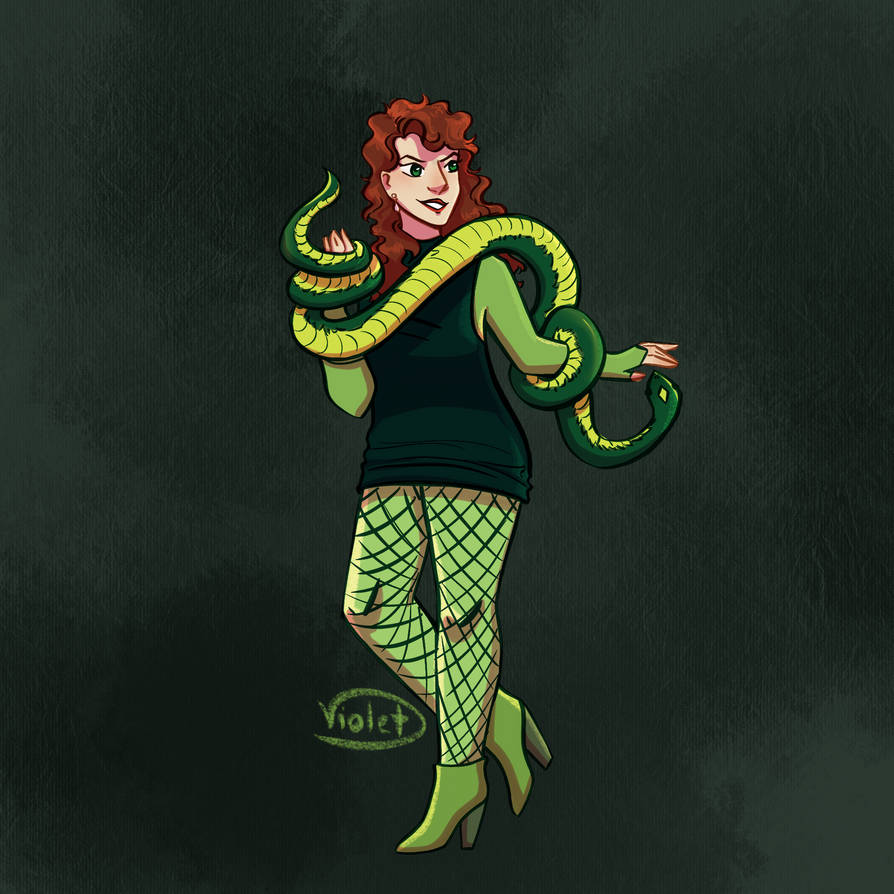 art request: princess python by violetbluevioletblue on DeviantArt