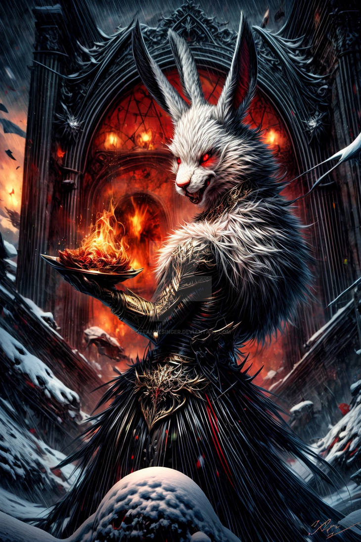 Creepy Wednesday Rabbit (2) by SteamDesinger on DeviantArt