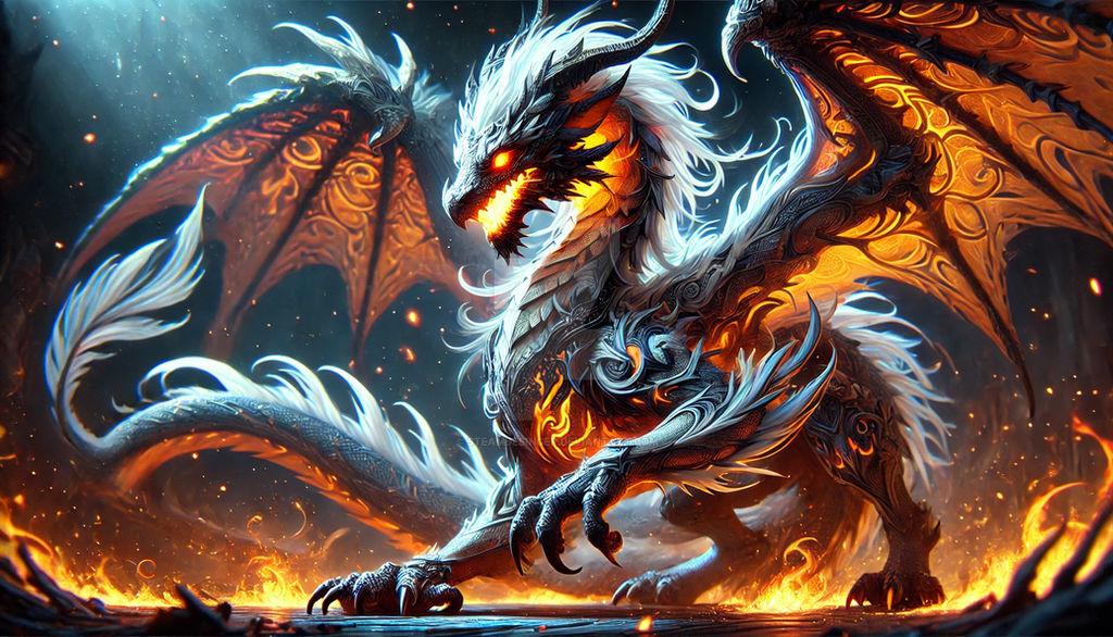 The Inferno Guardian: Majestic Dragon of Fire by SteamDesinger on ...