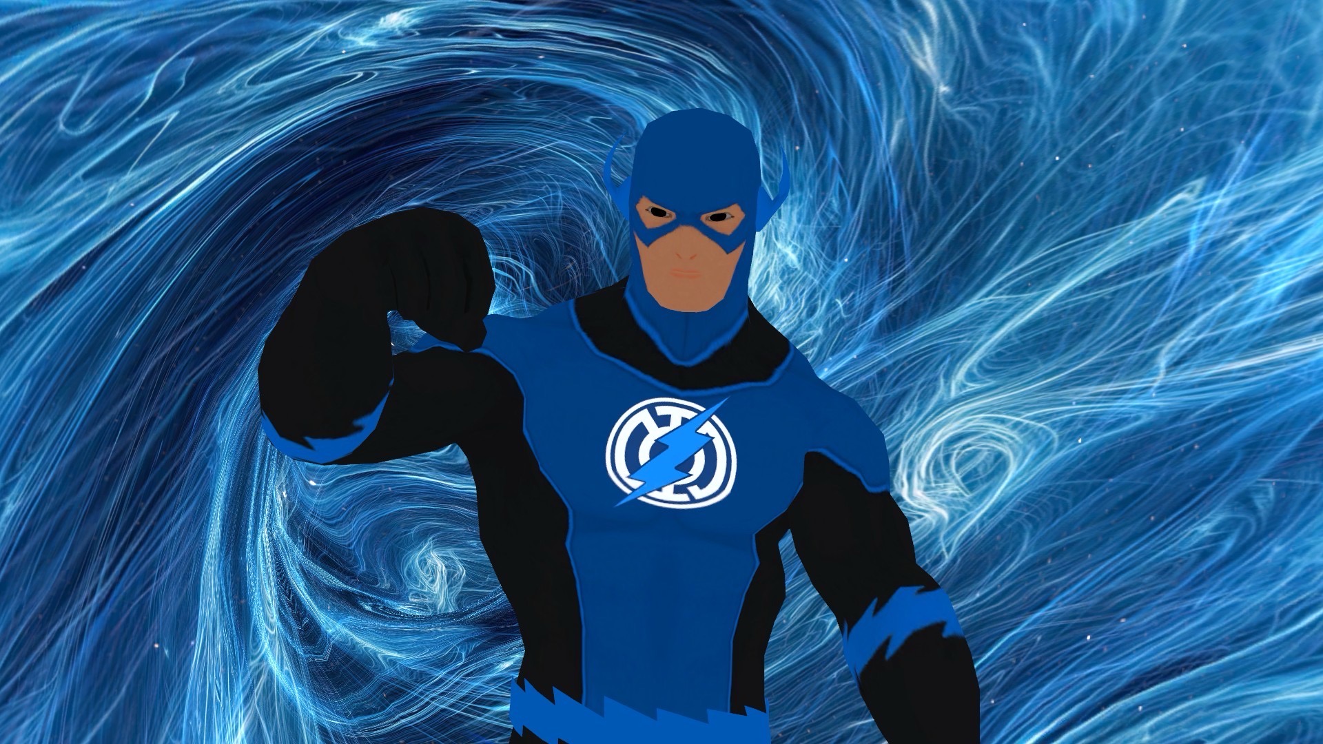 Blue Flash Oc Blue Lantern Flash in the Speedforce - VRC Picture by ProductiveMotion ...