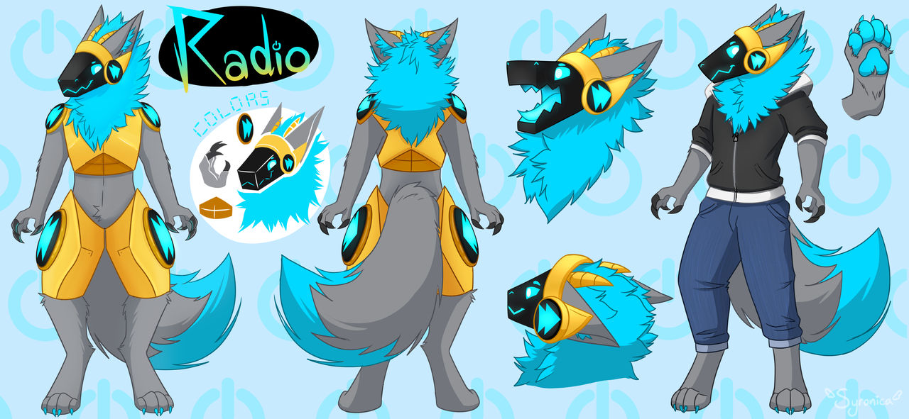 Protogen ref commission by Syronica on DeviantArt