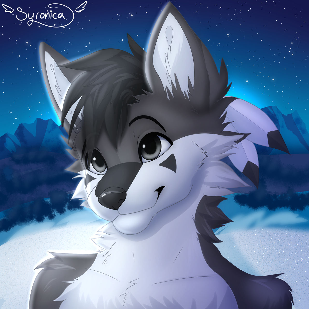 wolf commission by Syronica on DeviantArt