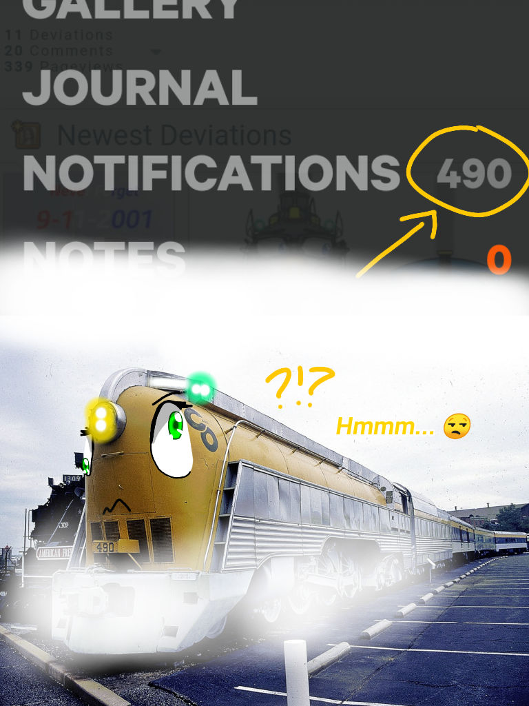 490 Notifications... by 1522BlackMountain on DeviantArt