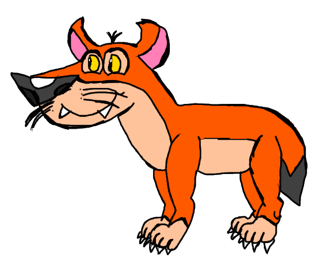 Cartoonish dhole