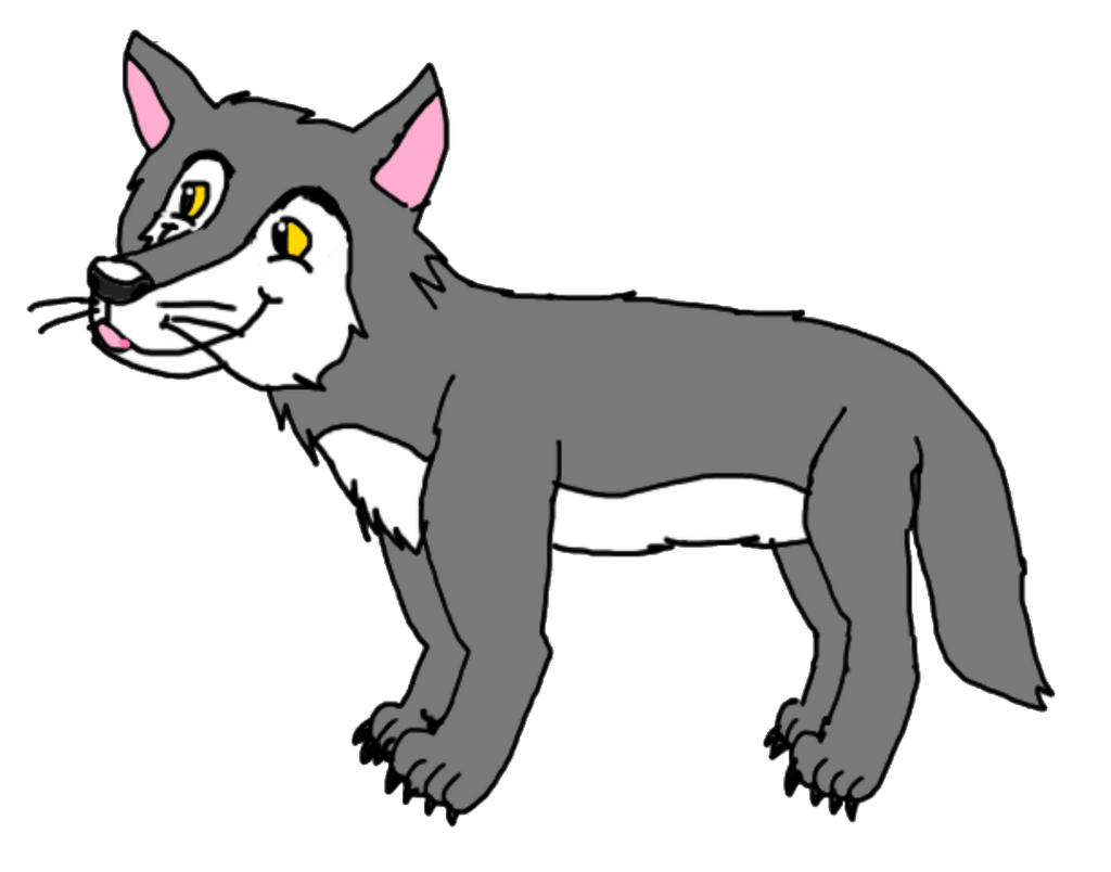 Gray Wolf By KallyToonsS On DeviantArt