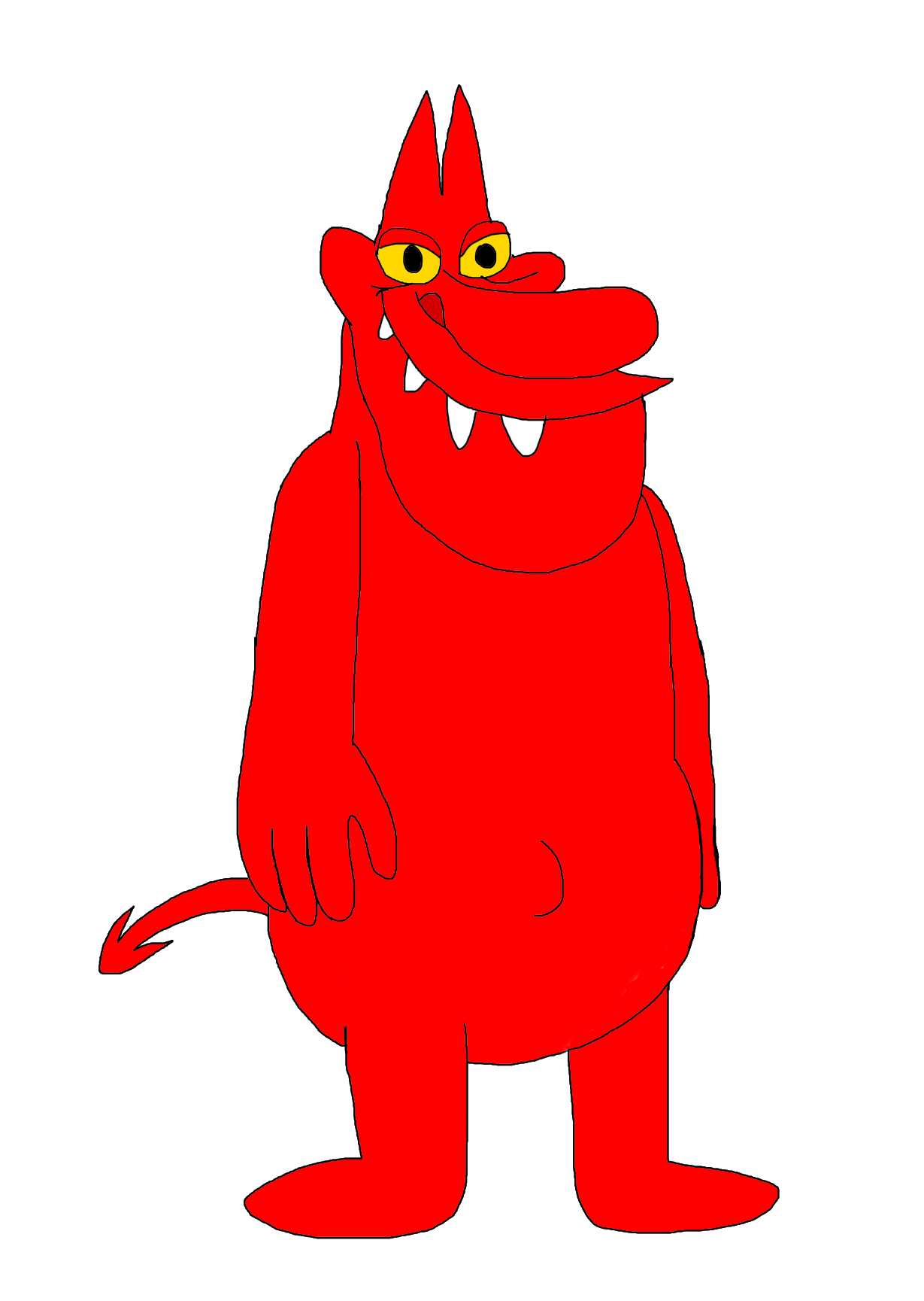 Red Guy (Cow and Chicken) by KallyToonsS on DeviantArt