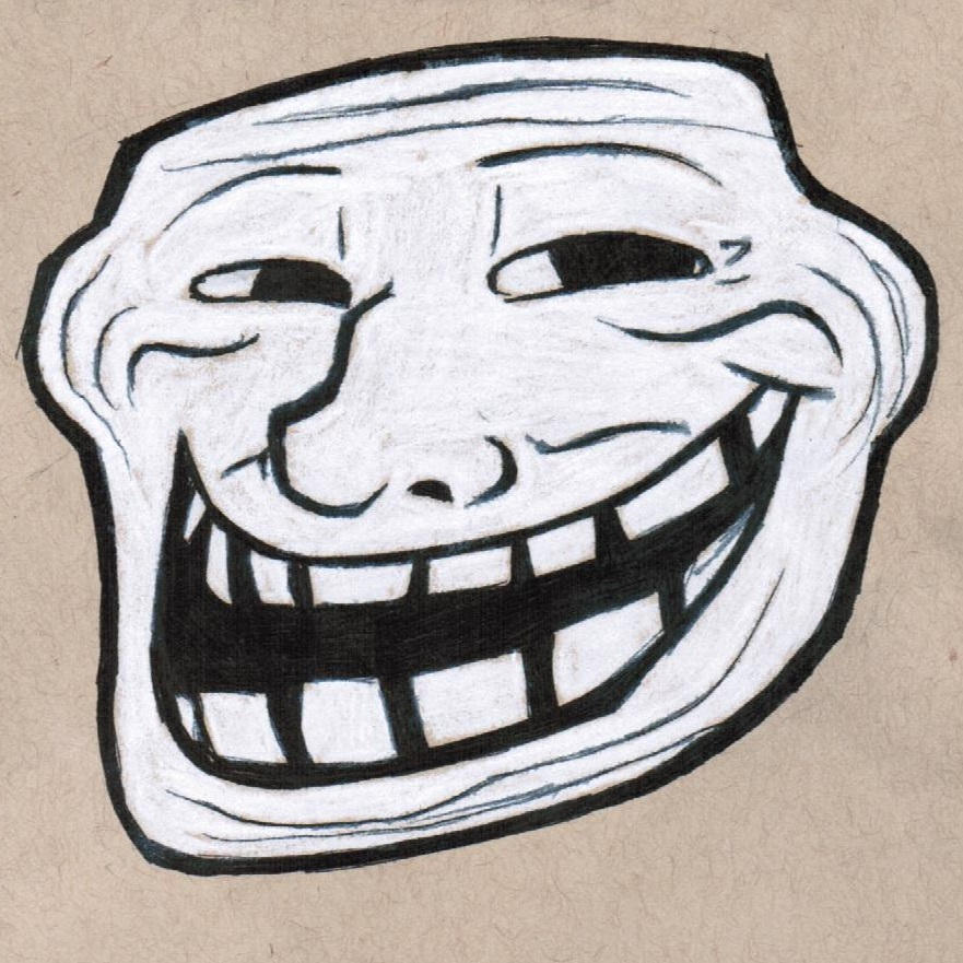 Trollface First Design Trollface by sushiihamster on DeviantArt