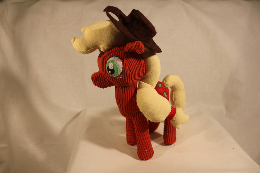 Applejack Puppet Rig Applejack Plush: Angle by TheRedBandit on DeviantArt