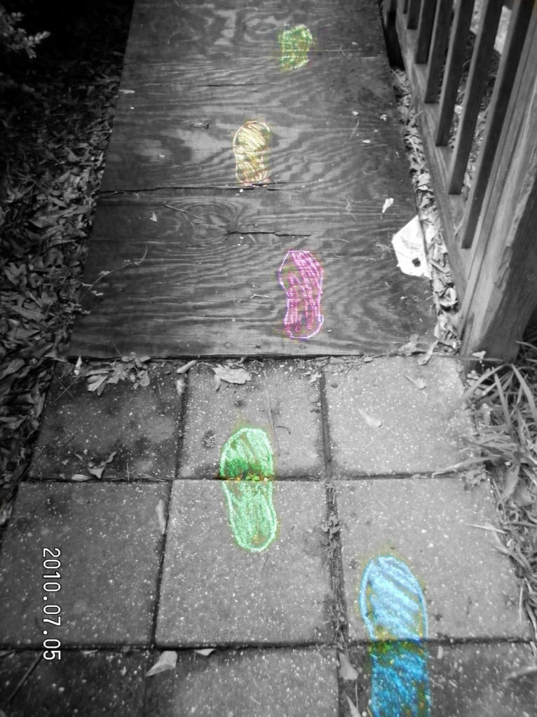 Footsteps to color by homicidalpocky on DeviantArt