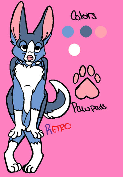 Retro reference sheet by KaraHi on DeviantArt