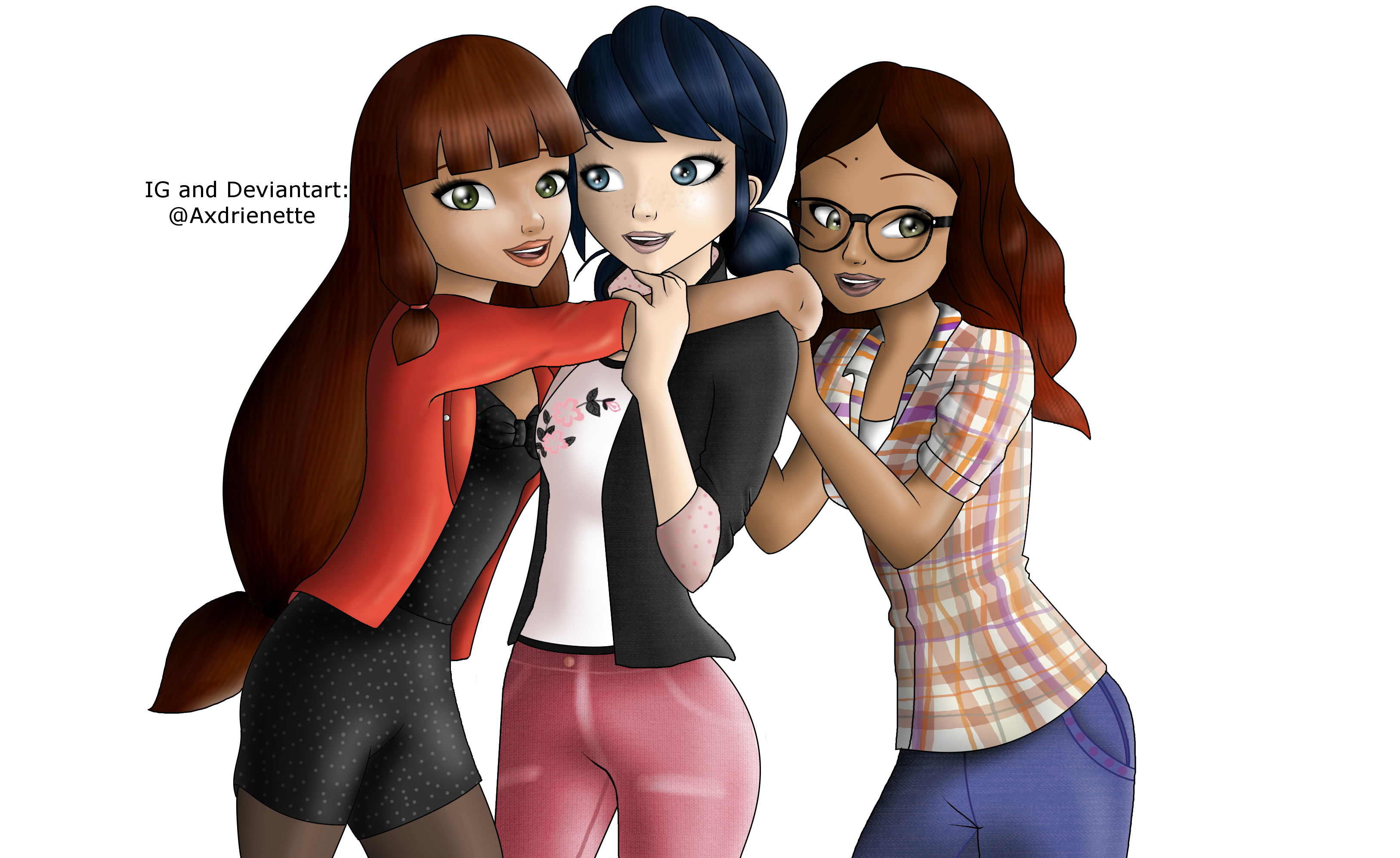 Miraculous Lila Marinette And Alya By Axdrienette On DeviantArt miraculous-lila-marinette-and-alya-by-axdrienette-on-deviantart