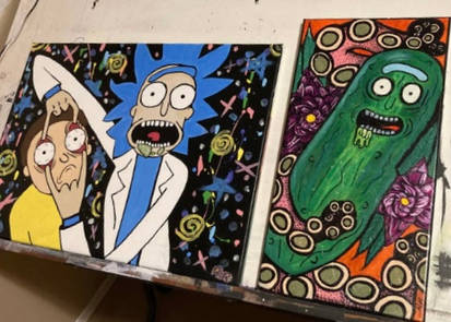 Rick and Morty trippy wallpaper by RebelsFantasyWorld on DeviantArt