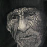 Old Age graphite portrait