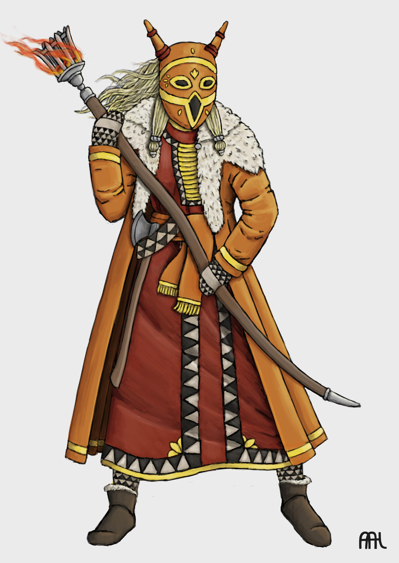 Sval Pyromancer by BridgeDrake on DeviantArt