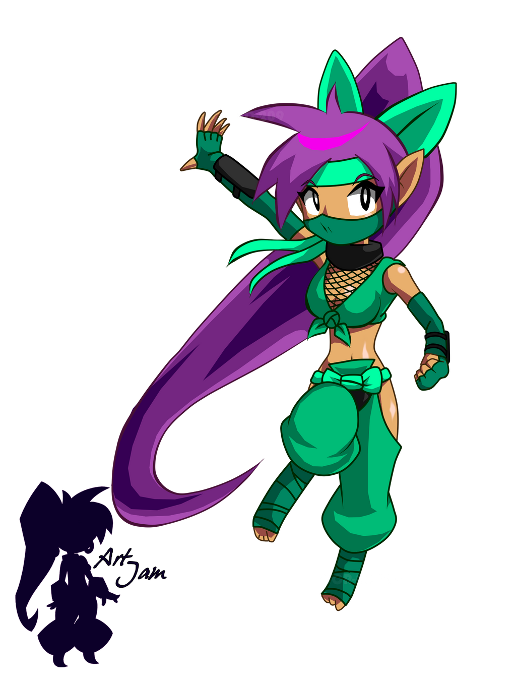 Shantae Half Genie costume ninja