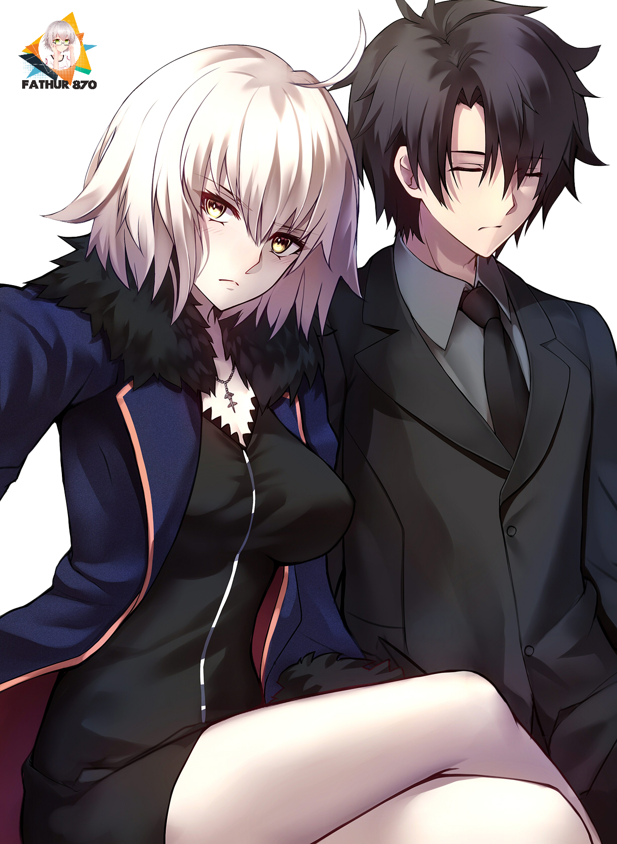 Render 238 Jeanne D Arc Alter X Fujimaru Ritsuka By Fathur870 On render-238-jeanne-d-arc-alter-x-fujimaru-ritsuka-by-fathur870-on