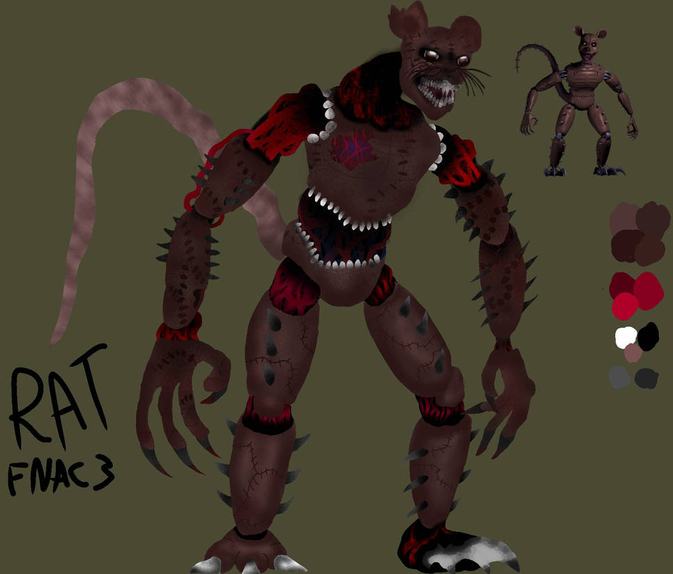 TheCrowdedOne on X: TCO's Fangame Funko Pop! #3 - Monster Rat I've  recently made a poll of FNaC characters and this guy won! He was so far the  only design i had