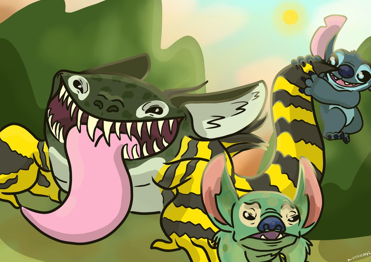 The Stages of Stitch by TheGreenieKatMeanie on DeviantArt