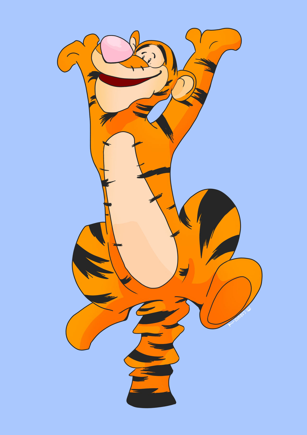Tigger Springtime Tigger by TheGreenieKatMeanie on DeviantArt