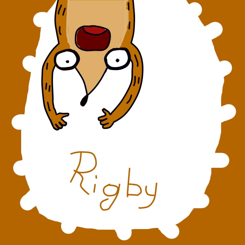 Rigby- un show mas by consueloayuda on DeviantArt
