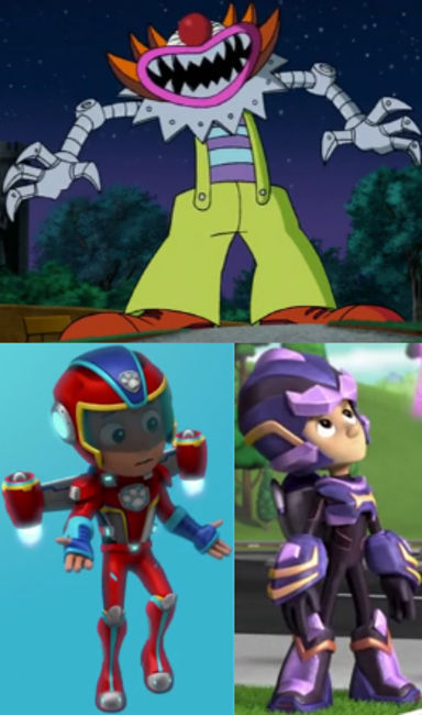 Ryder and Harold vs Menacing Metallic Clown by ElementalClaw13 on ...