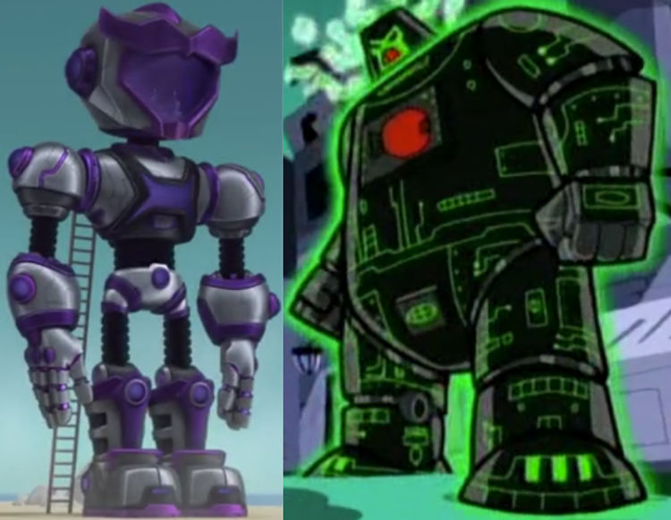 Harold's robot vs Technus by ElementalClaw13 on DeviantArt