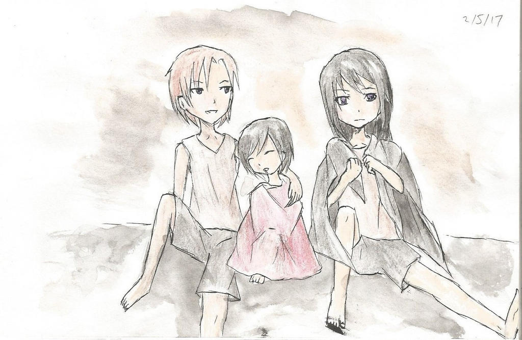 three random children by uiharu-kazari25 on DeviantArt