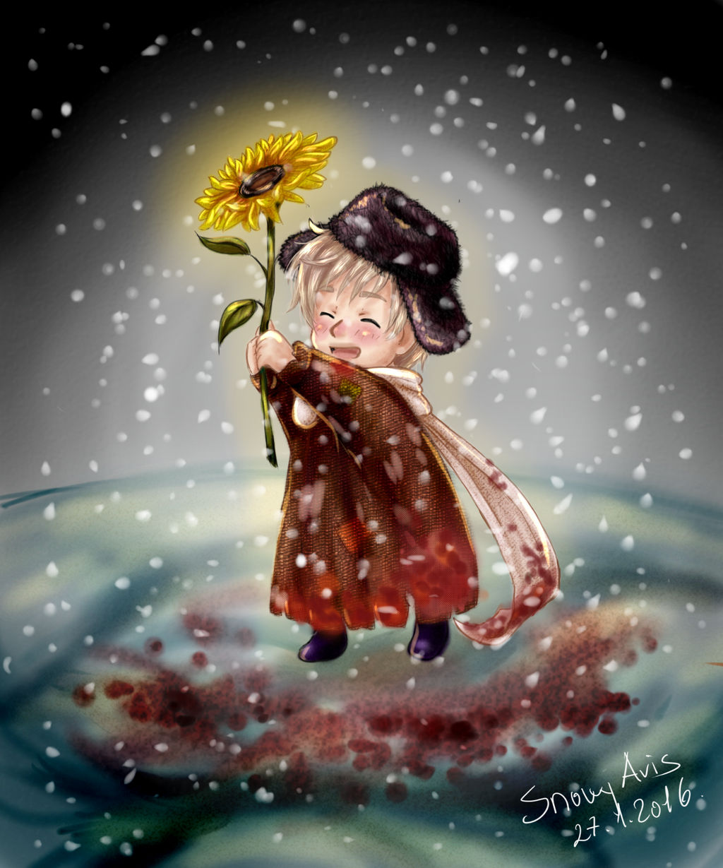 Little Russia with a Sunflower - digital