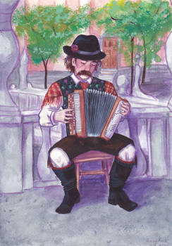 Slovenski harmonikar (Slovenian accordionist)