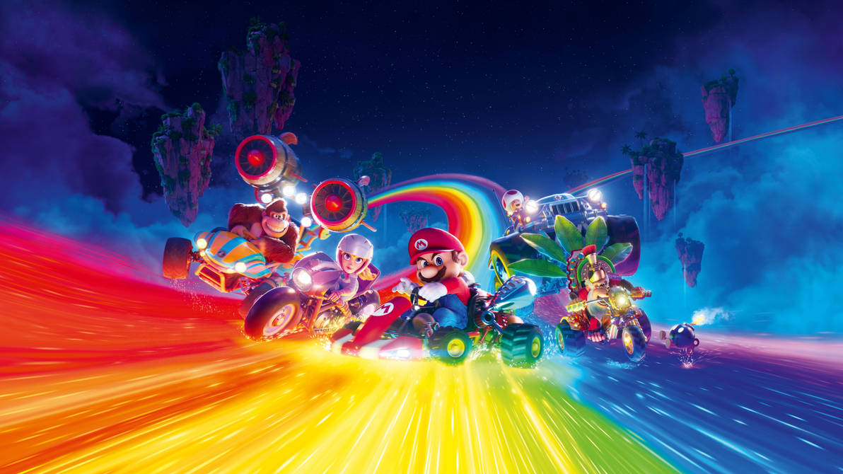 Mario Kart On Rainbow Road By LightReading2 On DeviantArt mario-kart-on-rainbow-road-by-lightreading2-on-deviantart