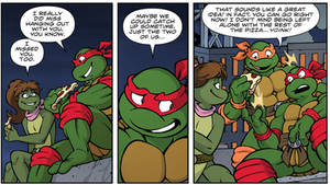 Mona Lisa Return Ninja Turtle Comic