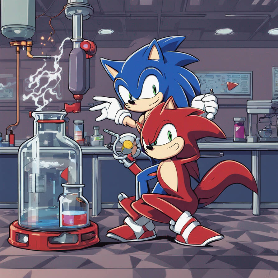 Sonic Lab sonic the hedgehog in science lab by LightReading2 on DeviantArt