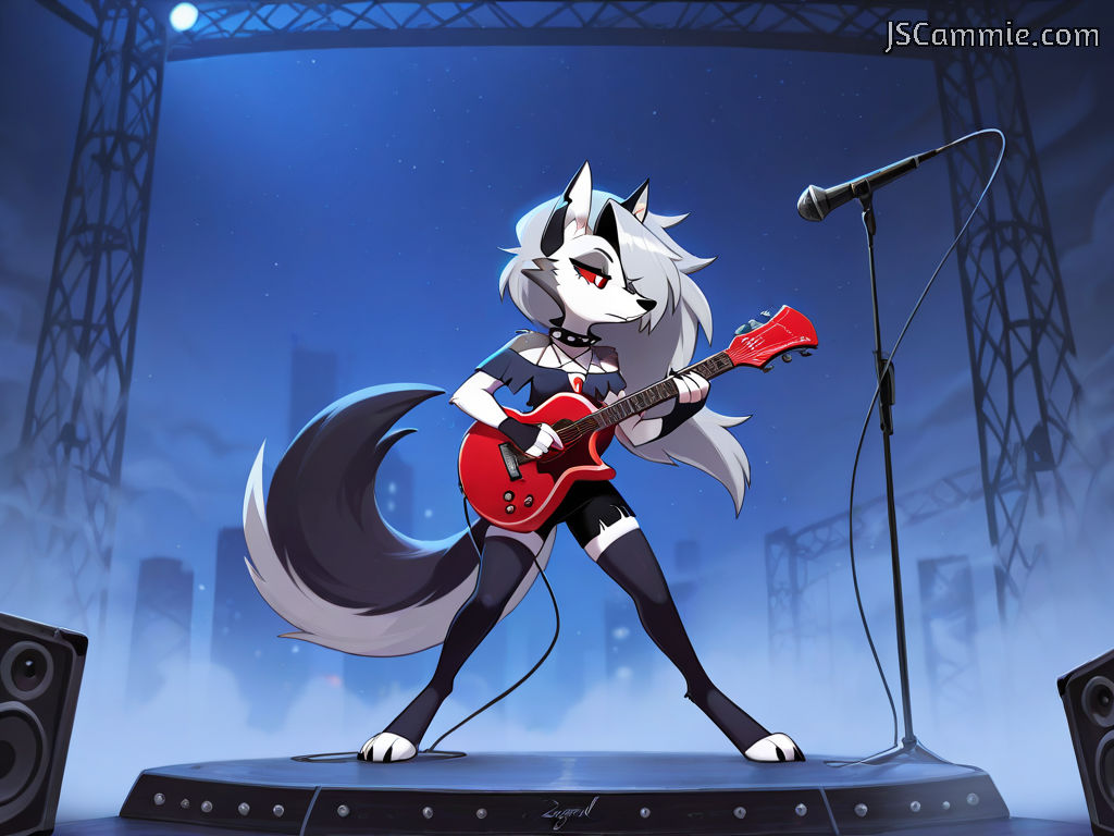 Loona Fallout Loona Rocking Out 2 by LightReading2 on DeviantArt