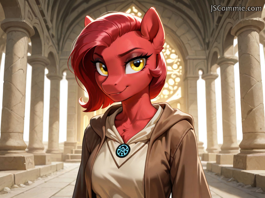 Ruby Red Speaking With another jedi by LightReading2 on DeviantArt