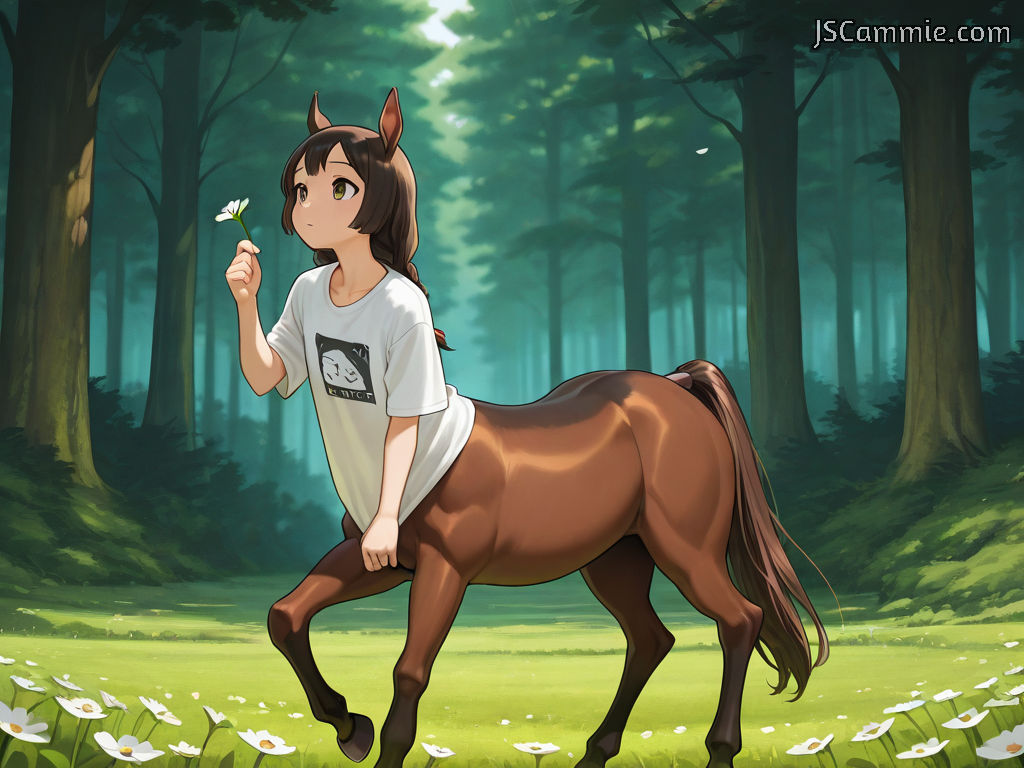 Centaur Picking Flowers by LightReading2 on DeviantArt