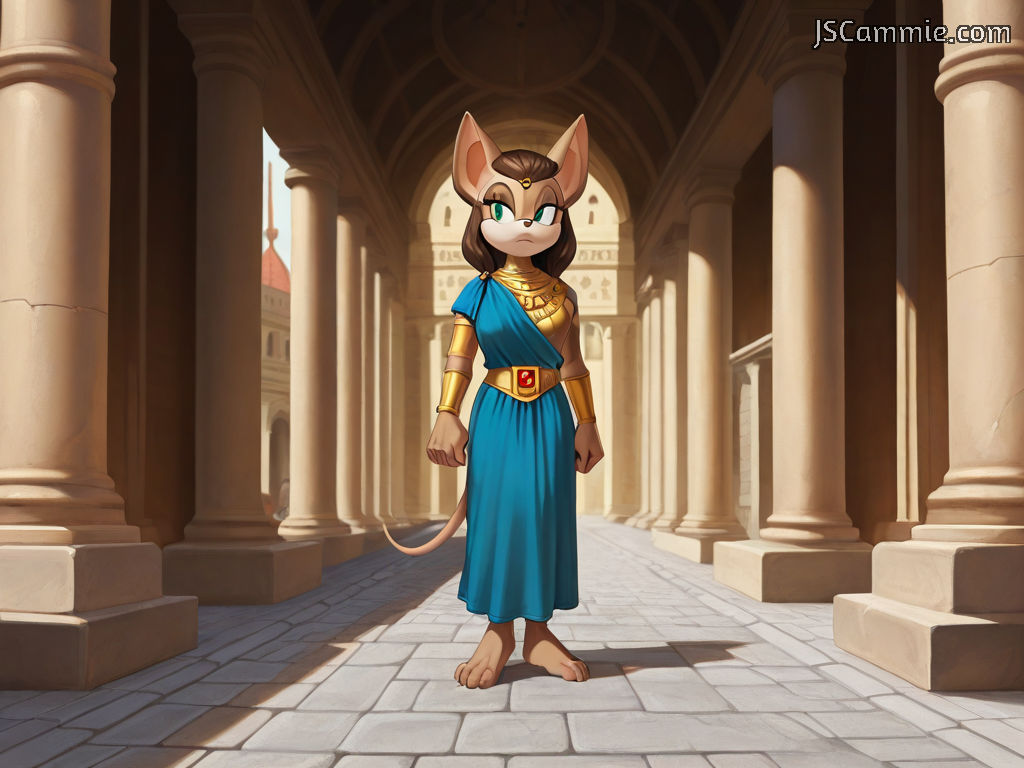 Fatima the Sphyinx tells her riddle by LightReading2 on DeviantArt