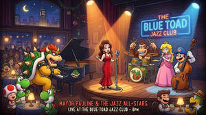 Pauline sing blue jazz in New donk city