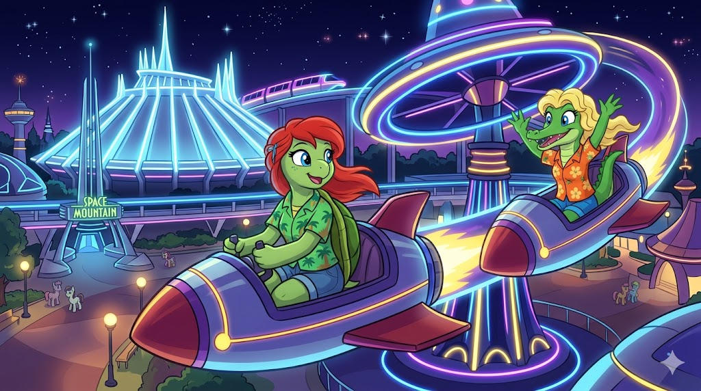 Kate Ride Our Kate ride the Astro Orbiter with Carolyn by LightReading2 on DeviantArt