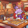 Blaze and sally enjoy Marco pizza