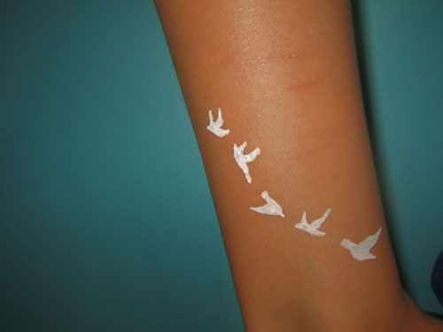 White Ink Tattoo On Black Skin By JohnnyFortune On DeviantArt white-ink-tattoo-on-black-skin-by-johnnyfortune-on-deviantart