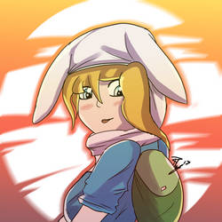 LlamaDraws: Fionna the Human | Fan Art