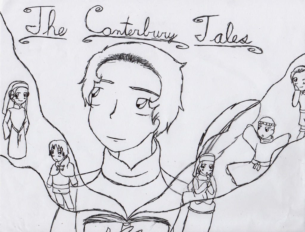 The Canterbury Tales lineart