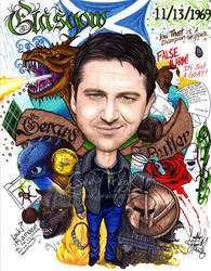 Gerard Butler: Caricature