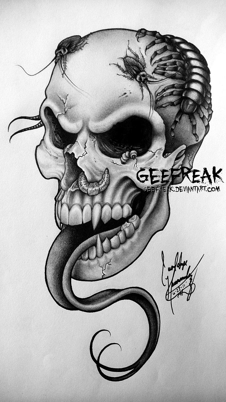 Skull Tattoo Design- Upgrade