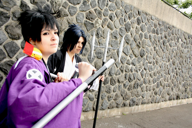 Mukuro and Hibari Cosplay