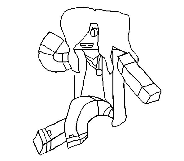 Minecraft Without Color Minecraft Art Attempt (No color) by TheNightWolf21 on DeviantArt